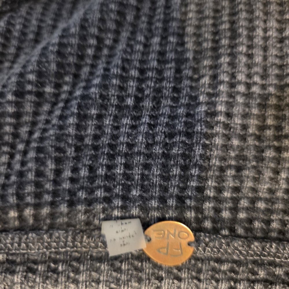 Free People One Colt Thermal Blue Sz S - Picture 3 of 10